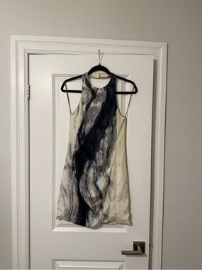 Manning Cartell Marble-Print Silk Dress